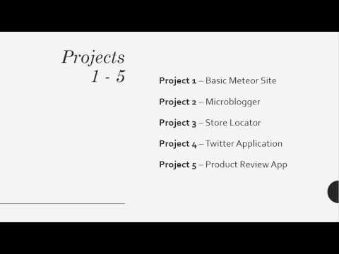 Projects in MeteorJS - Learn By Building 10 Projects