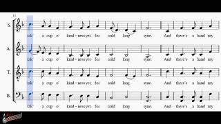 Choir/chór R. Burns - Auld Lang Syne - Tenor + score