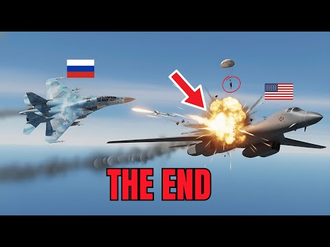 Russian Su-35s LOCKED ON a U.S. B-1 Lancer — Then THIS Happened!