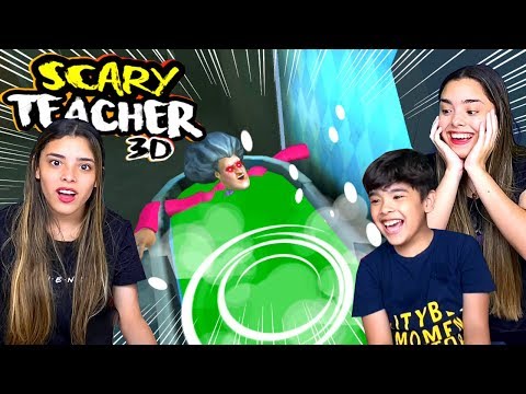 A PROFESSORA DO MAL FICOU PRESA NA BANHEIRA DE SLIME #5 - (Scary Teacher 3D)