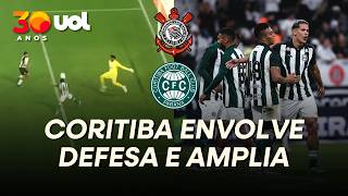 CORITIBA ENVOLVE DEFESA DO CORINTHIANS E LUCAS RONIER AMPLIA EM ITAQUERA