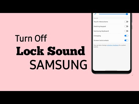 Turn Off Lock And Unlock Sound on Samsung Phone || Lock Sound Kaise Band Kare Samsung Phone Me ||