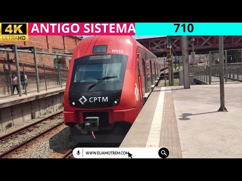 🚄TUE SÉRIE 8500 (H552) 8549-8552 DA CPTM DANDO ENTRADA NA ESTAÇÃO LUZ EM VIA CONTRÁRIA🚃