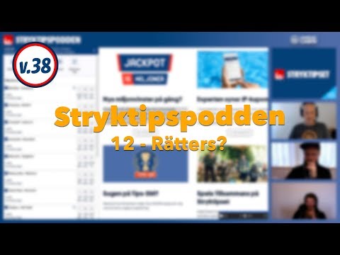 Stryktipspodden v.38 12 - Rätters?