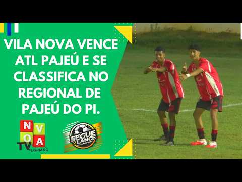 Vila Nova vence Atl Pajeú e se classifica no Regional de Pajeú do Piauí.