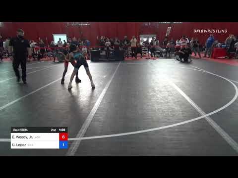 35 Kg Rr Rnd 3 - Eddie Woody, Jr., LaCrosse Area Wrestlers Vs Urijah Lopez, Perrysburg Wrestling C