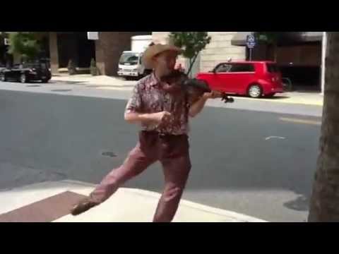 Ian Moore performs the old Peacock Rag in downtown Asheville, NC