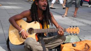 Street Singer in Munich || Straßensänger in München || Bob Marley - No Woman No Cry
