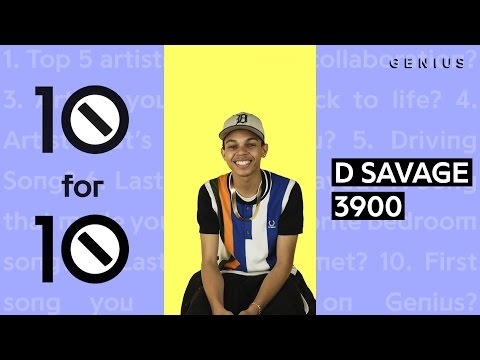 D Savage Wants To Collaborate With Tyler, The Creator | 10 for 10