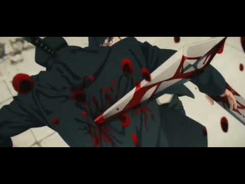 Aki Hayakawa Vs katana Man Fight Scene (Episode 8) Dub