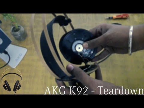 AKG K92 Teardown - MY HEADPHONES BROKE!