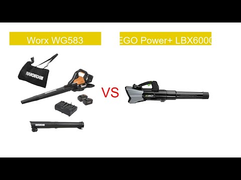 Worx WG583 vs EGO Power+ LBX6000: Best Leaf Blowers for Effortless Yard Cleanup!