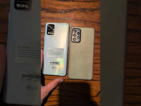 Lg K52 vs Galaxy A52S5G cover design test #shorts#youtube #tech