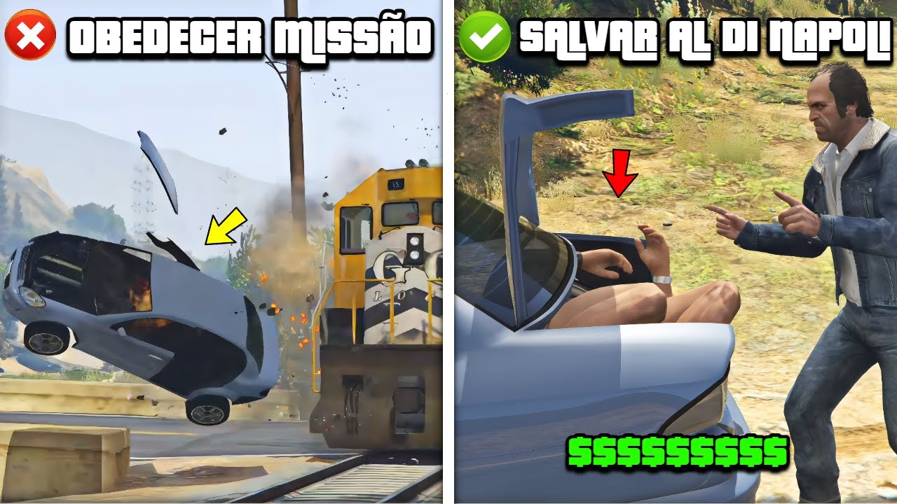 AS ESCOLHAS OCULTAS QUE MUDAM AS MISSÕES EM GTA 5!
