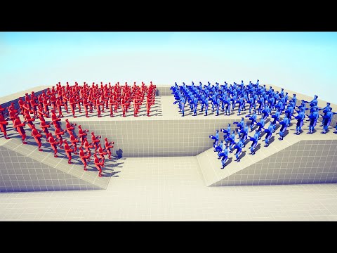 MELEE UNITS vs ITSELF Part 1 | TABS - Totally Accurate Battle Simulator