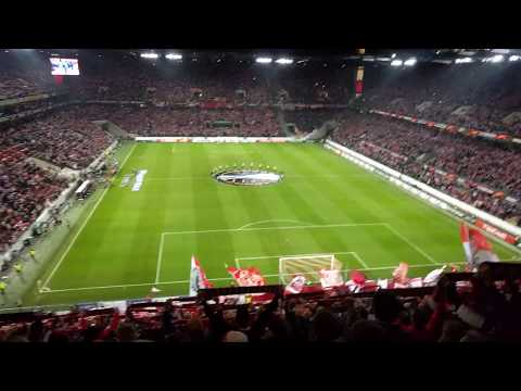 FC Köln Anthem before Europa League game vs Arsenal