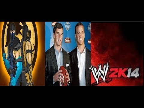 WWE 2k14 Manning Brothers Vs  Scorpian And Sub Zero Tag Team Tournament Episode 1
