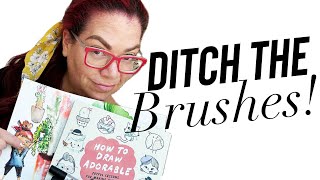 Finding Joy in Watercolor Markers - Beginner Friendly!