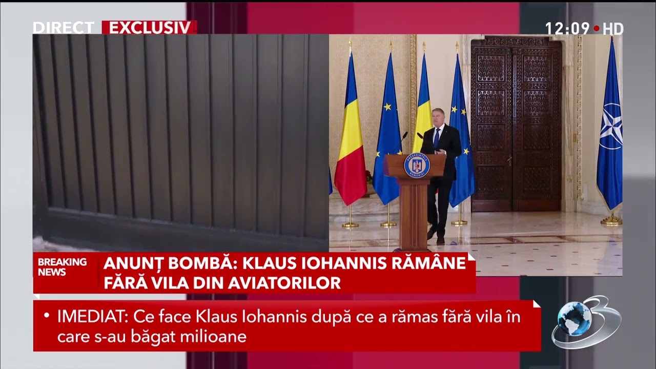 Klaus Iohannis rămâne fără vila din Aviatorilor