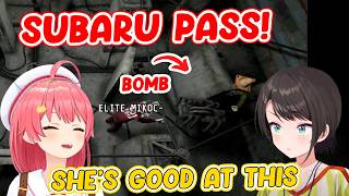 Miko's Surprisingly Good at This Bomb-Passing Game That She Can Beat Fubuki