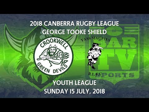 2018 CRRL George Tooke Shield Youth League - Crookwell Green Devils v Yass Magpies