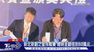 新北新創之星挑戰賽 總獎金翻倍到60萬元