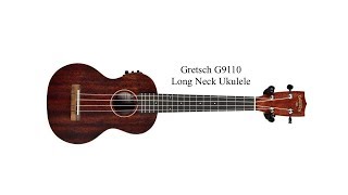 Video thumbnail for Gretsch G9110-L Long Neck Ukulele Demo by musicglryinc