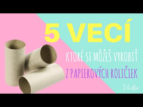 , title : '5 VECÍ, ktoré si môžeš vyrobiť z papierových roličiek Vickie'