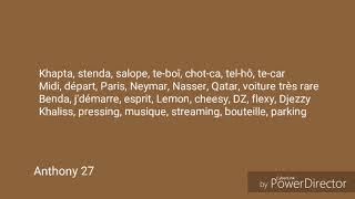 Heuss L&#39;enfoiré Ft Sofiane -Khapta Paroles/Lyrics. #khapta