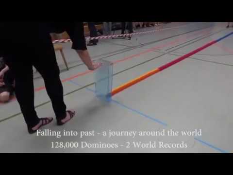 Welt Record 128,000 dominoes
