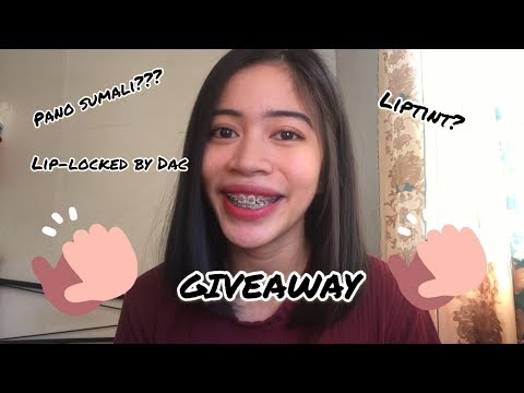 MAY PA GIVEAWAY ANG LIP-LOCKED BY DAC AT SI MAYORA ❤️ Vlog#3 Pano sumali??
