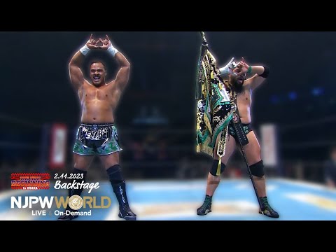 #njnbg 1st Match Backstage 2/11/23 (with Subtitles)｜THE NEW BEGINNING in OSAKA 第1試合 Backstage