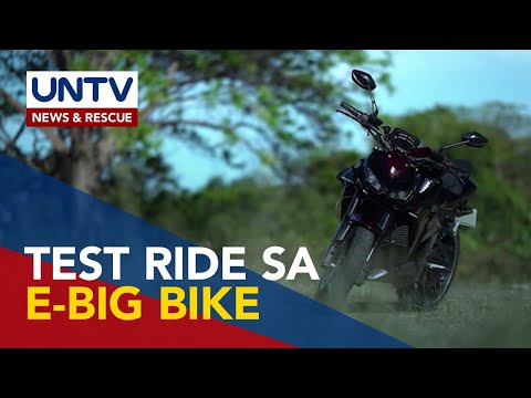 Electric big bike na gawang Pinoy, susubukan sa Manibela