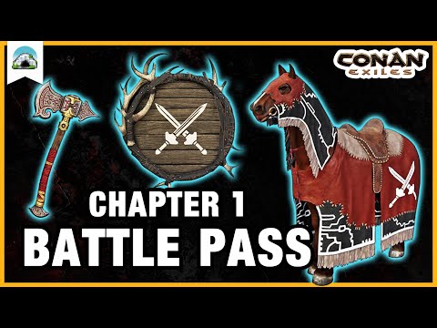 First Look at the new BATTLE PASS - Age of War Chapter 1 | Conan Exiles
