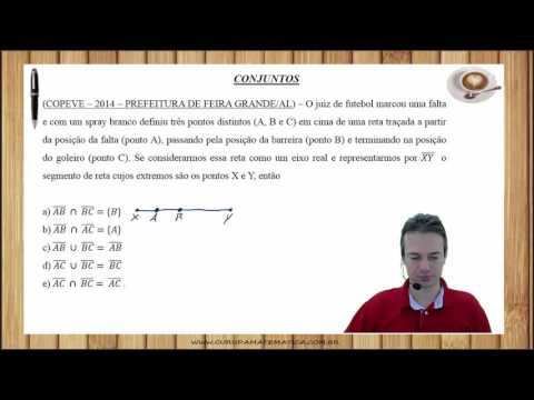 E0064 - COPEVE/UFAL - 2014 - PREF. FEIRA GRANDE/AL - CONJUNTOS (www.gurudamatematica.com.br)