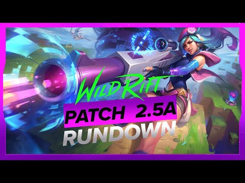 PATCH 2.5A RUNDOWN - NEW CHAMP CAITLYN & JAYCE Release - Wild Rift (LoL Mobile)