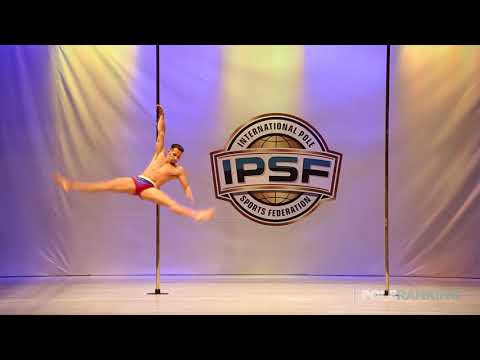 Senior Men Filiberto Isculpi of Spain - IPSF World Pole Sports Championships 2018