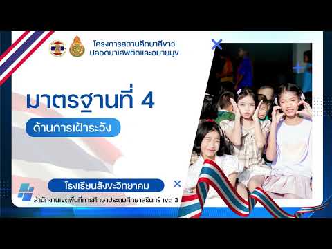 โครงการสถานศึกษาสีขาว ปลอดยาเสพติดฯ