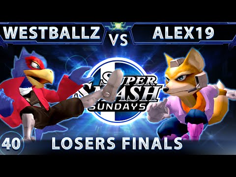 SSS 40 - Tempo Westballz (Falco) Vs. Alex19 (Fox) SSBM Losers Finals - Smash Melee
