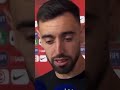 bruno fernandes reply to reporter on cristiano Ronaldo question  #brunofernandes
