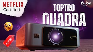 Forget Expensive Screens! 😲 Toptro Quadra Review on White Wall