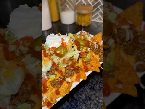 Loaded Nachos or Taco Salad? | Easy dinner idea #eatsbytweet #cooking