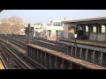 MTA NYC Subway R62A 7 Trains Departing Arriving At 46th Street