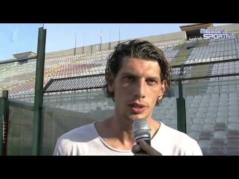 Il Messina ha presentato il difensore Lorenzo Burzigotti sul terreno del San Filippo