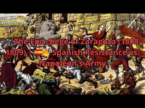 🎥 The Epic Siege of Zaragoza (1808-1809) | 🇪🇸🔥 Spanish Resistance vs. Napoleon's Army