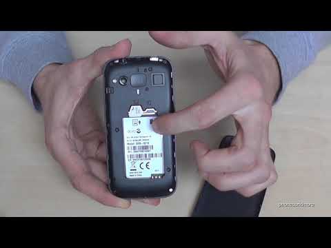 Doro 1370: How to insert the SIM card? (Installation of the micro SIM)