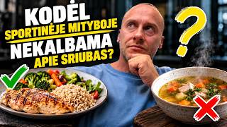 Kodėl sportinėje mityboje nekalbama apie sriubas?
