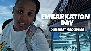 First Time on MSC!  Embarkation Day Adventure