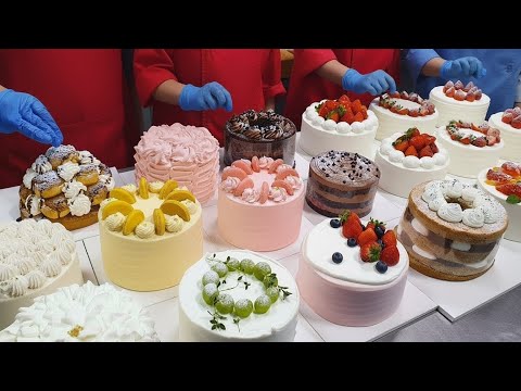 Amazing Cake Decorating Techniques | Making a Variety of Cakes in Modern Factories | Scale Hub 