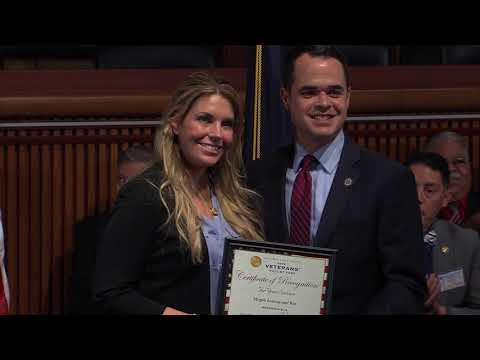 Sen. Carlucci Honors Cpl. Megan Leavey & Sgt. Rex into the NYS Veterans' Hall of Fame